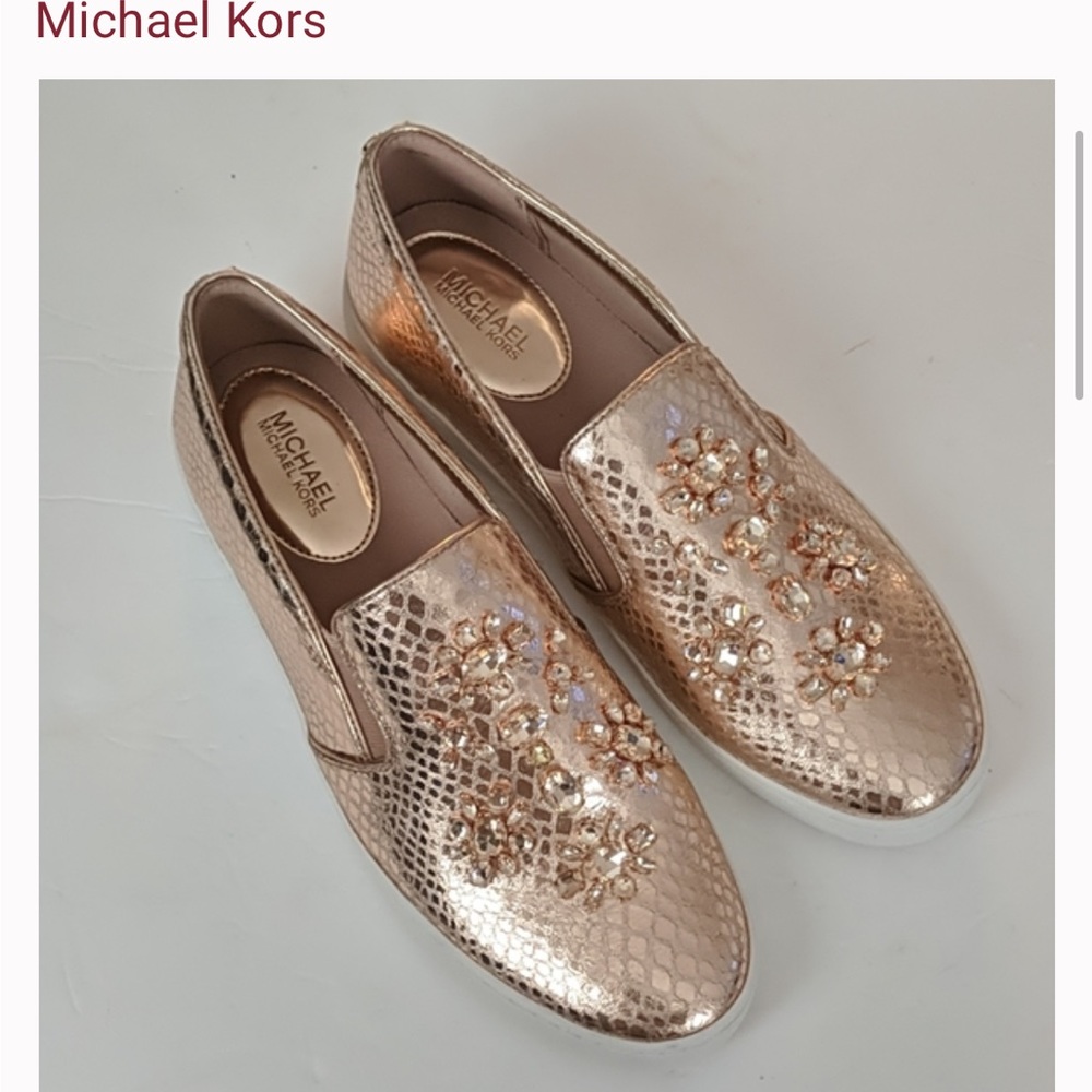 MK Michael Kors Rose Gold bejeweled